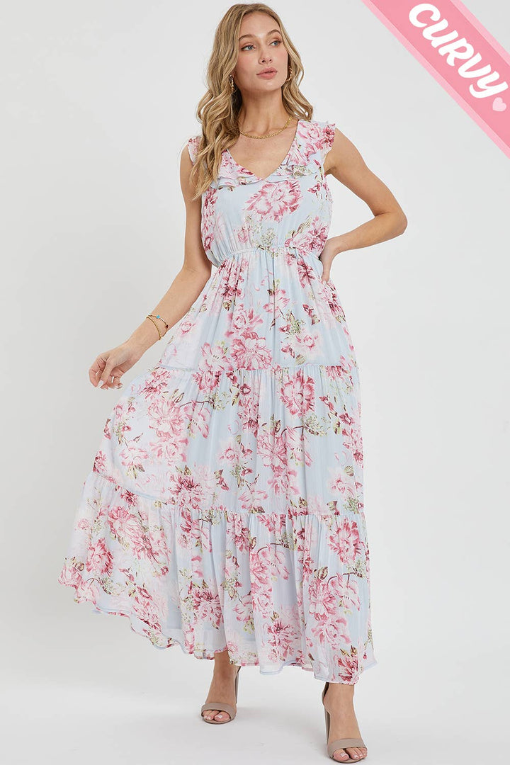 Garden Party Maxi Dress - Plus