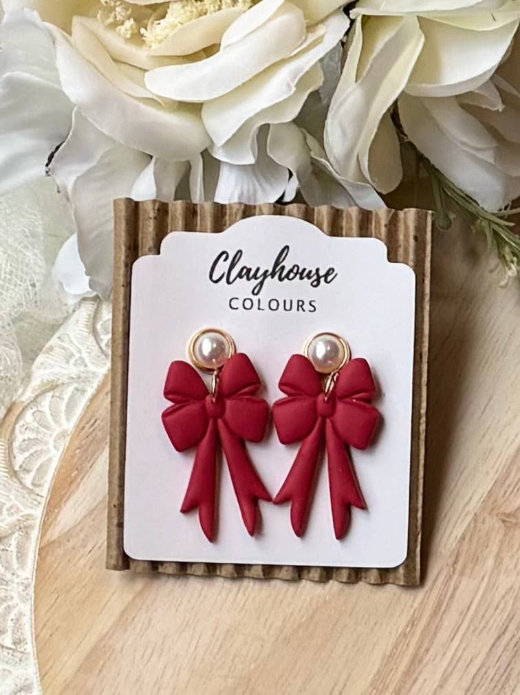 Bow Earrings | Valentine’s Day Earrings 