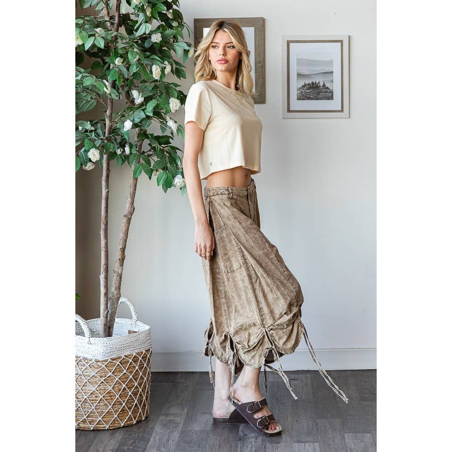 Mineral Washed Cinch Pants