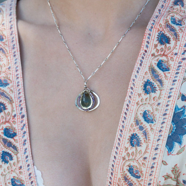 Thistle Flower Necklace 83260N
