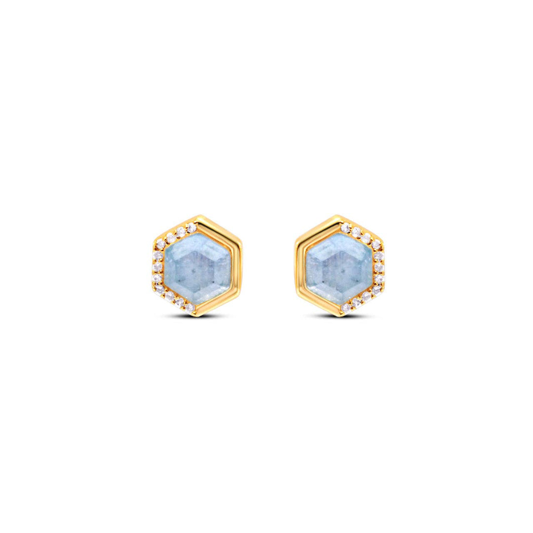 Stardust Healing Stone Studs