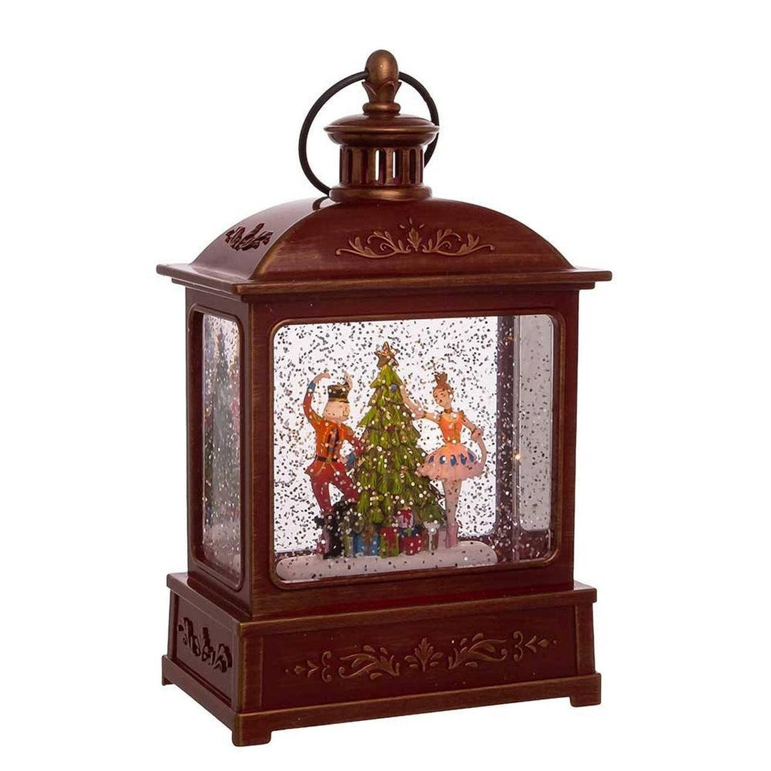 8"B/O LIT NUTCRACKER SWRL WATR LANTERN