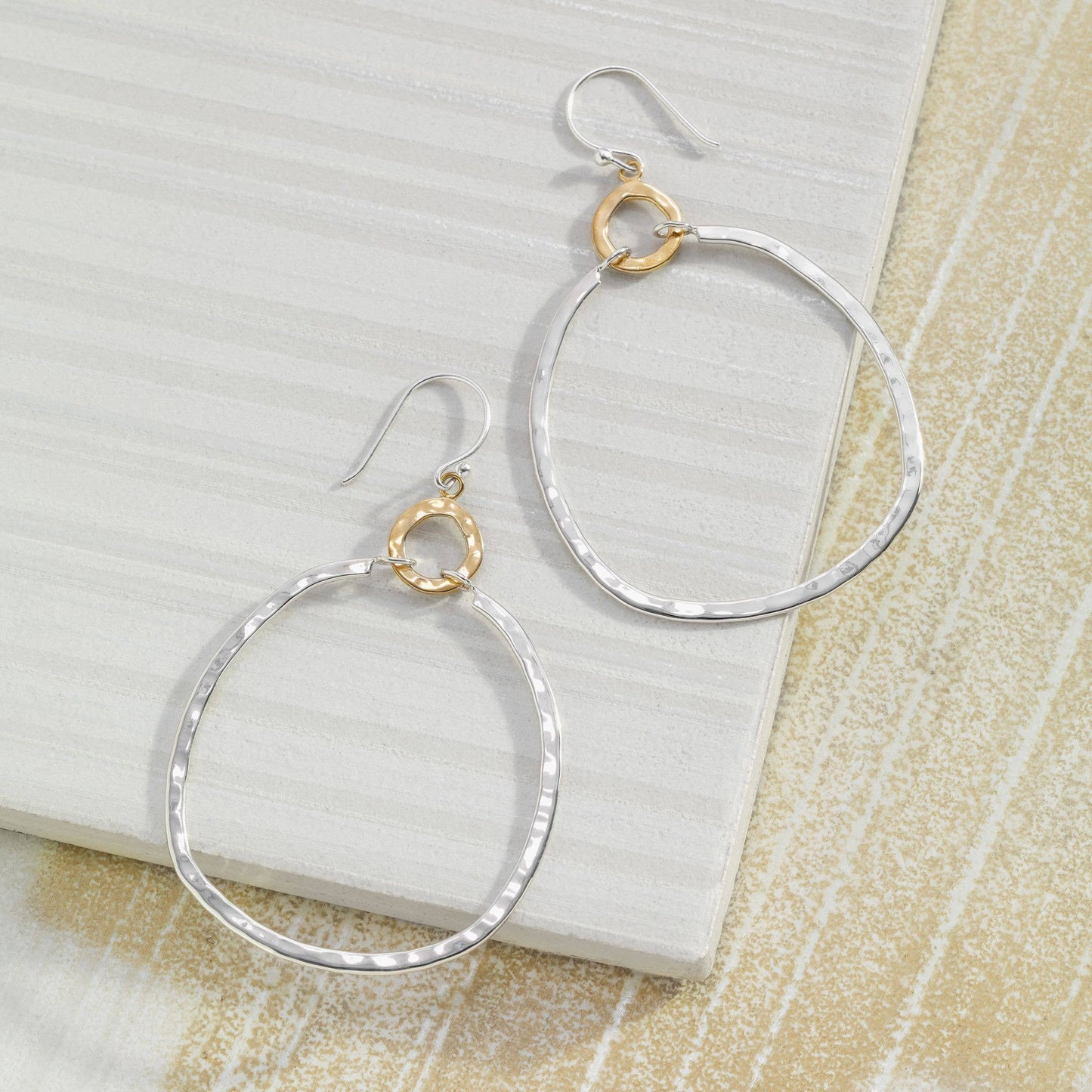 Silpada 'Dynamic Duo' Drop Earrings in Sterling Silver