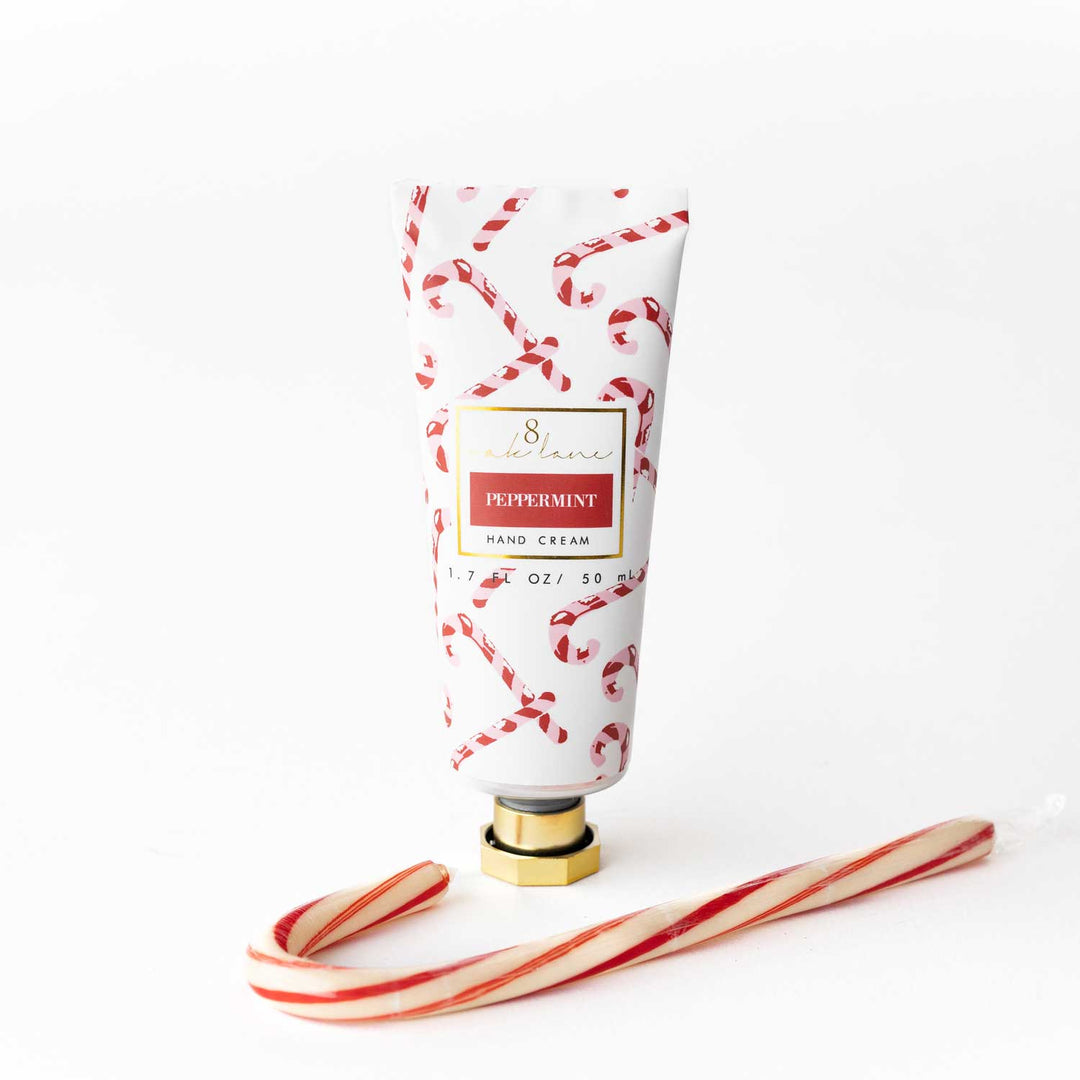 Peppermint Candy Cane Travel Hand Cream, 50ml