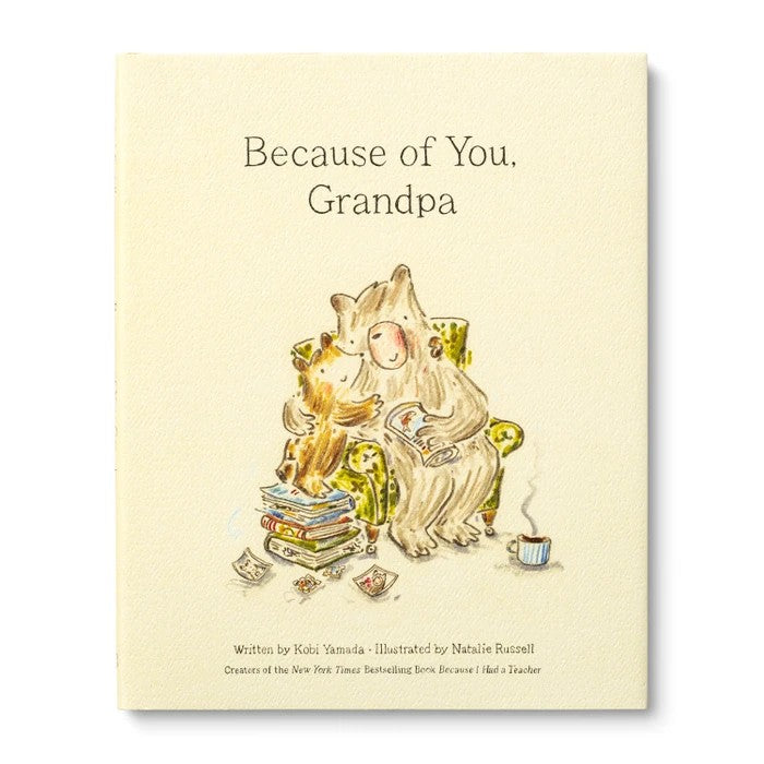 Because of You, Grandpa | Illustrated Hardcover Gift Book