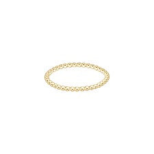 Classic Gold Bead Ring