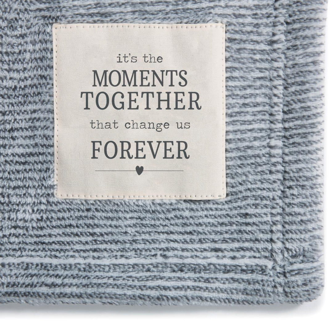 Moments Together Gray Family Mega Blanket - 60"x120"