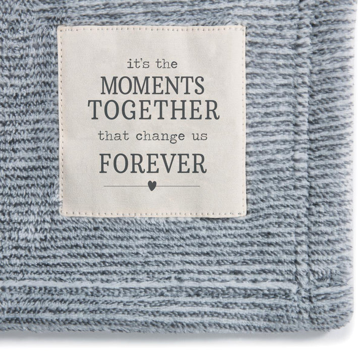 Moments Together Gray Family Mega Blanket - 60"x120"