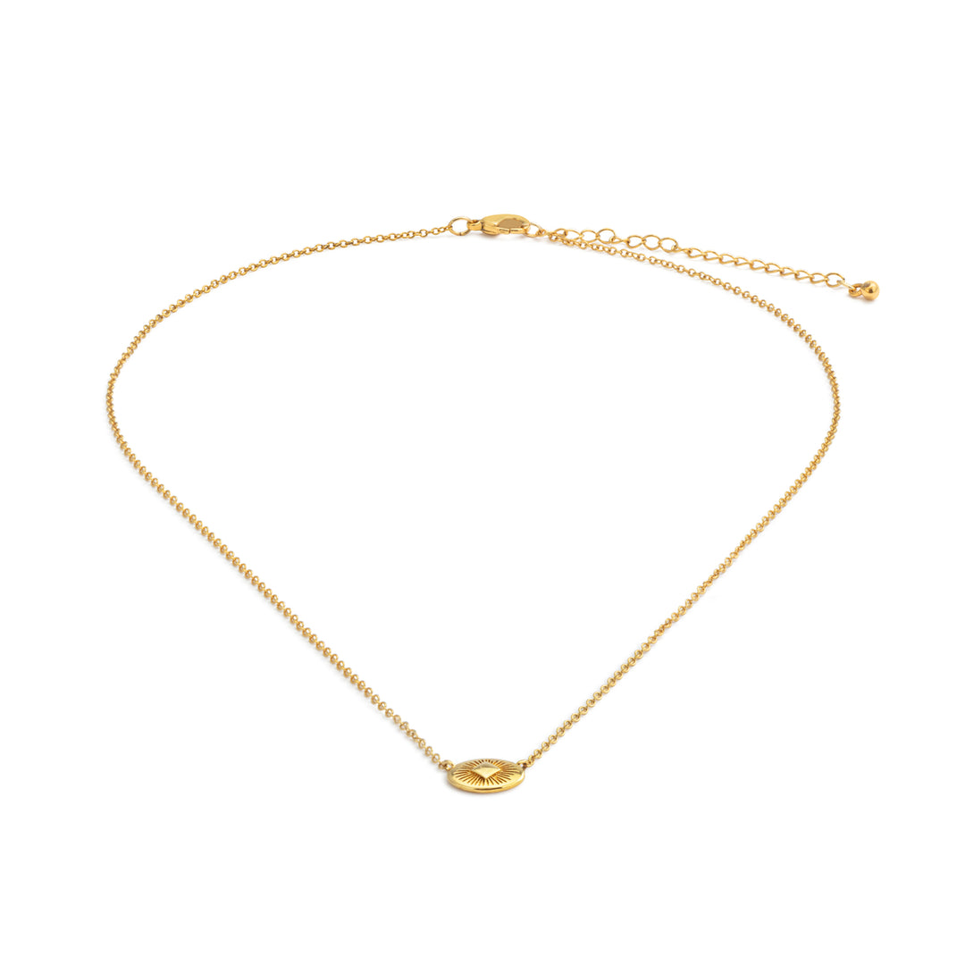 Gold Starburst Necklace