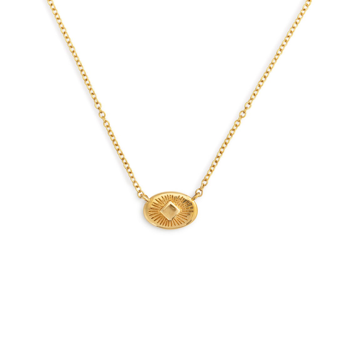 Gold Starburst Necklace
