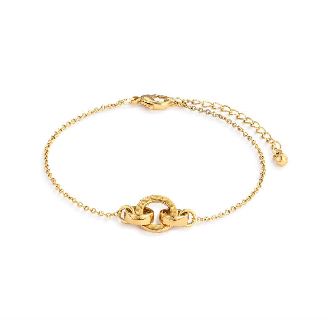 Gold Interlocking Bracelet