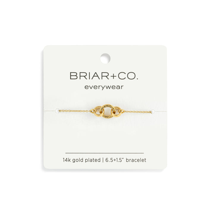 Gold Interlocking Bracelet