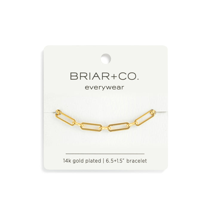 Gold Paperclip Bracelet