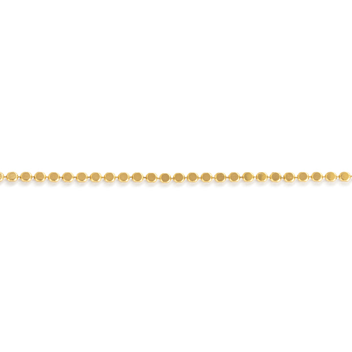 Gold Beaded Chain Bracelet