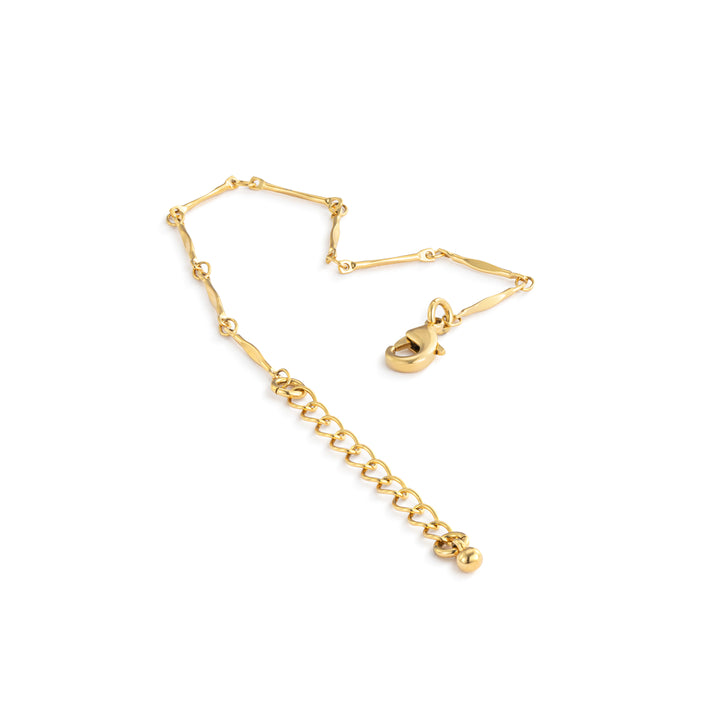 Gold Bar Link Bracelet