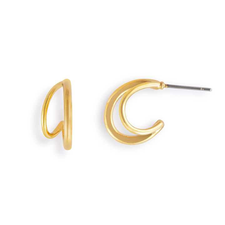 Gold Split Hoop