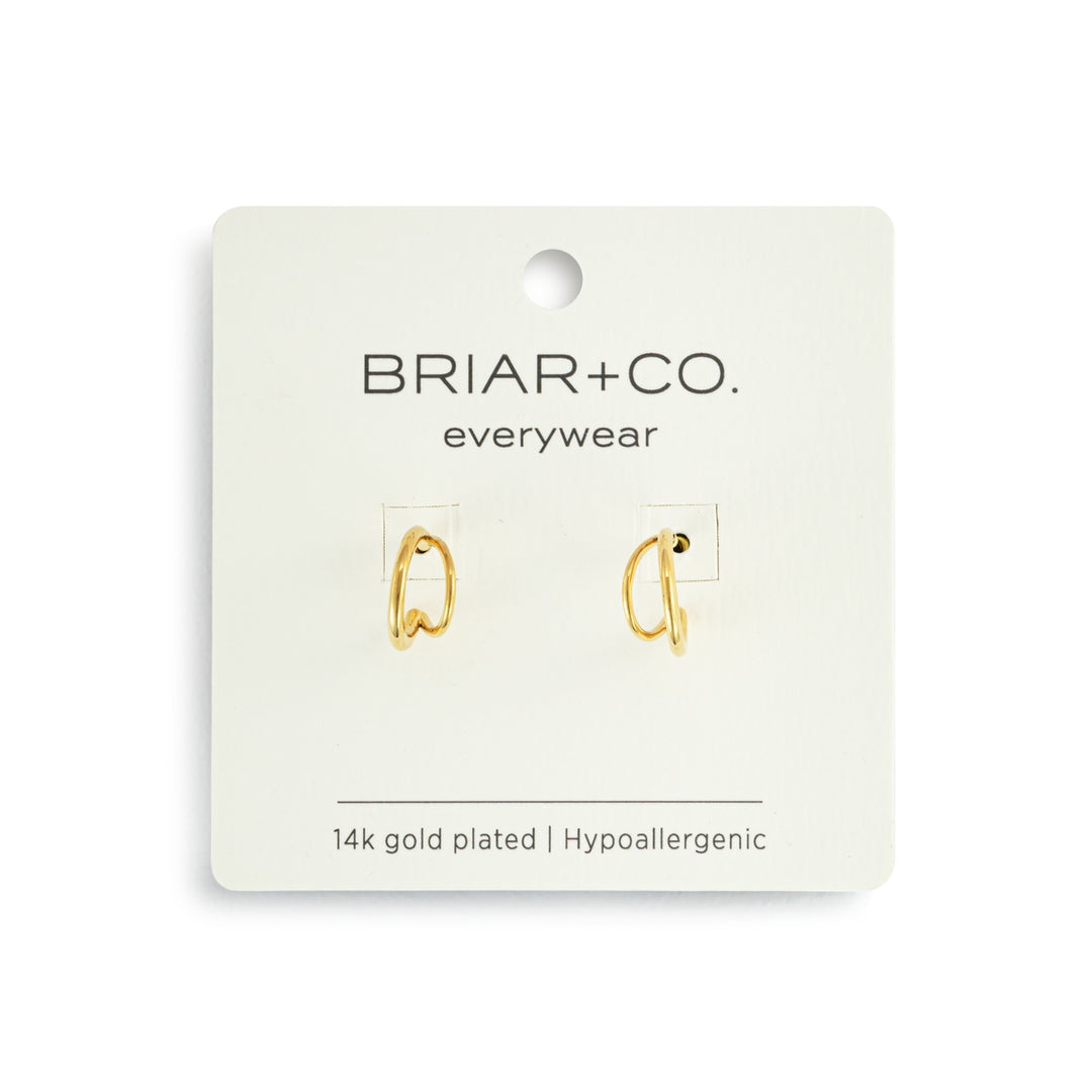Gold Split Hoop