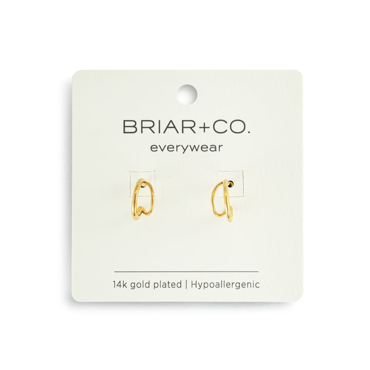 Gold Split Hoop