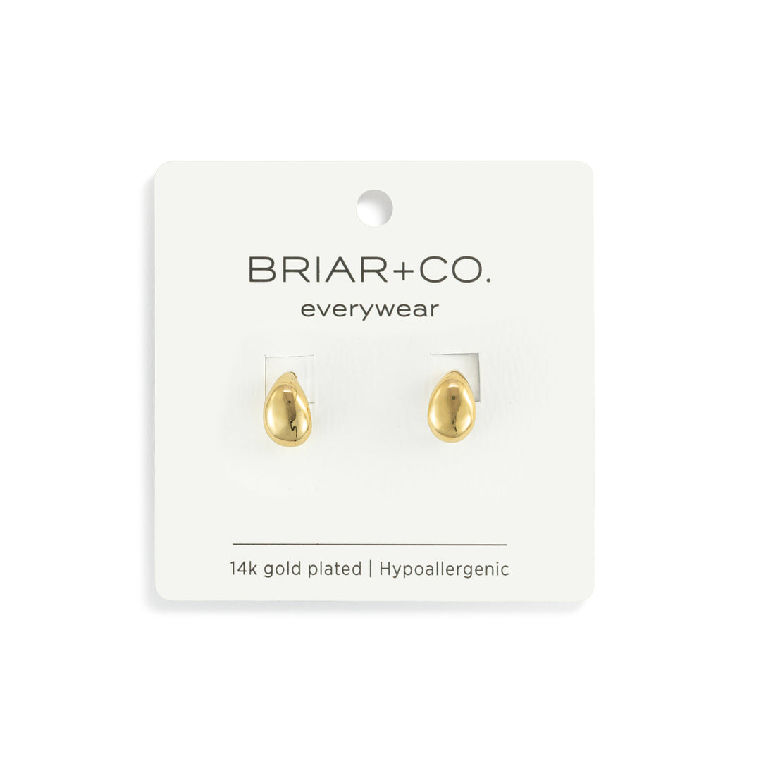 Gold Tear Drop Earring