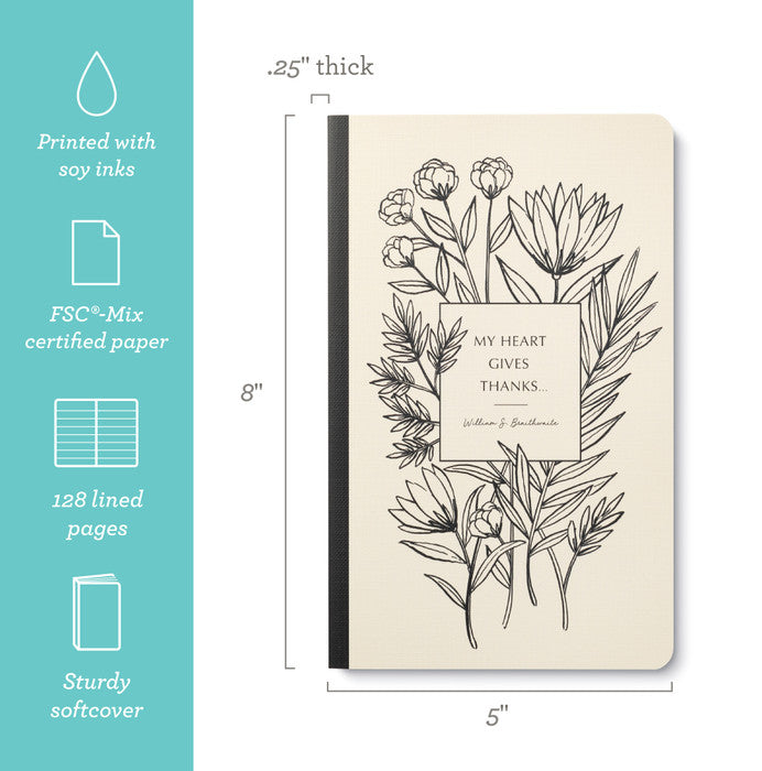 “My heart gives thanks…” —William S. Braithwaite Softcover Journal