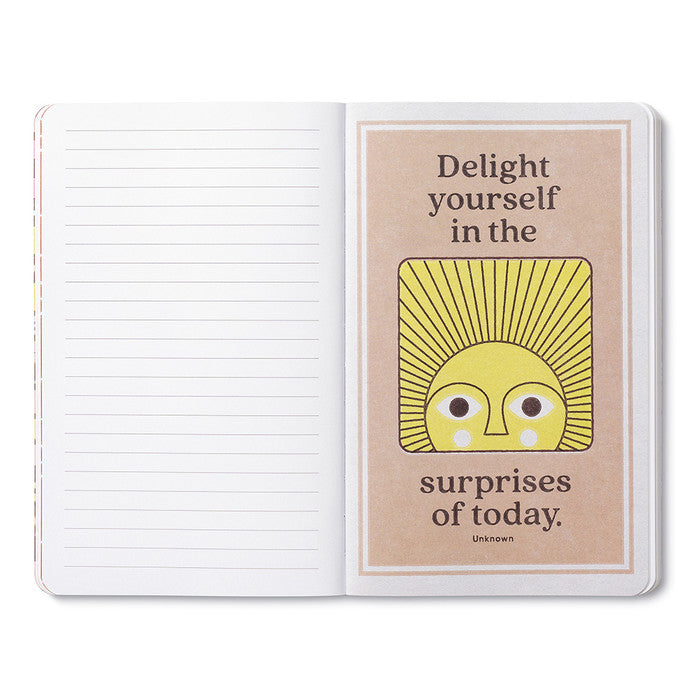 “Every day is a beautiful day.” —Jimmy Stewart Softcover Journal