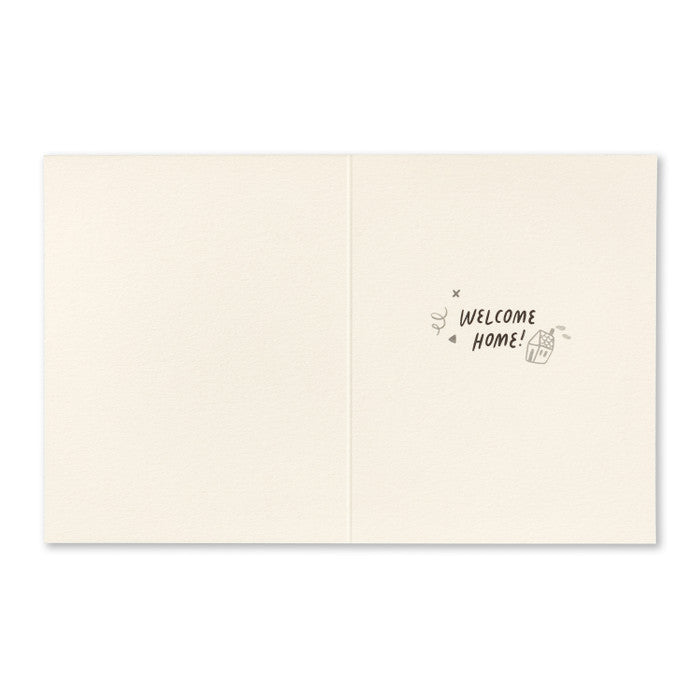 Love is a place. New Home Card