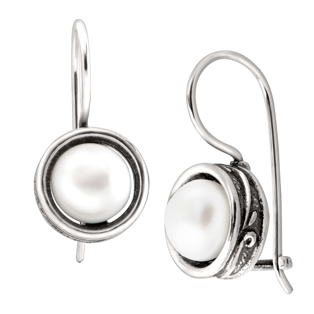 'Modern Fairytale' Pearl Drop Earrings