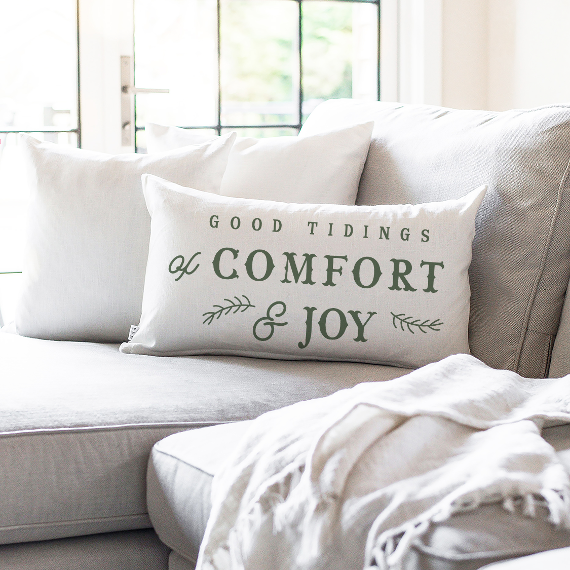 Good Tidings Pillow Cover