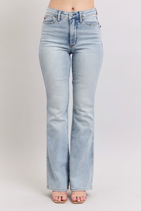 Light Wash High Rise Tummy Control Bootcut Jeans