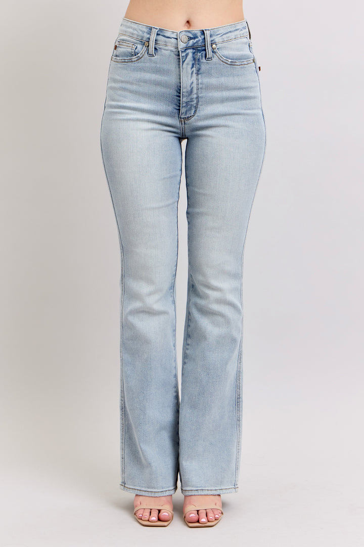 Light Wash High Rise Tummy Control Bootcut Jeans