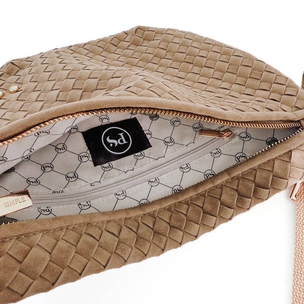 Westlyn Woven Bum Bag | Suede