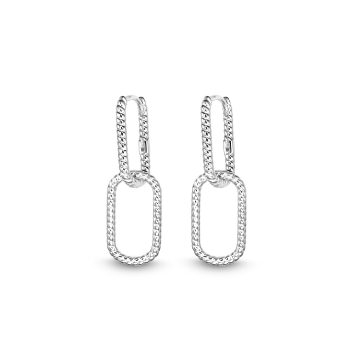 Luxe Link Braided Hoops