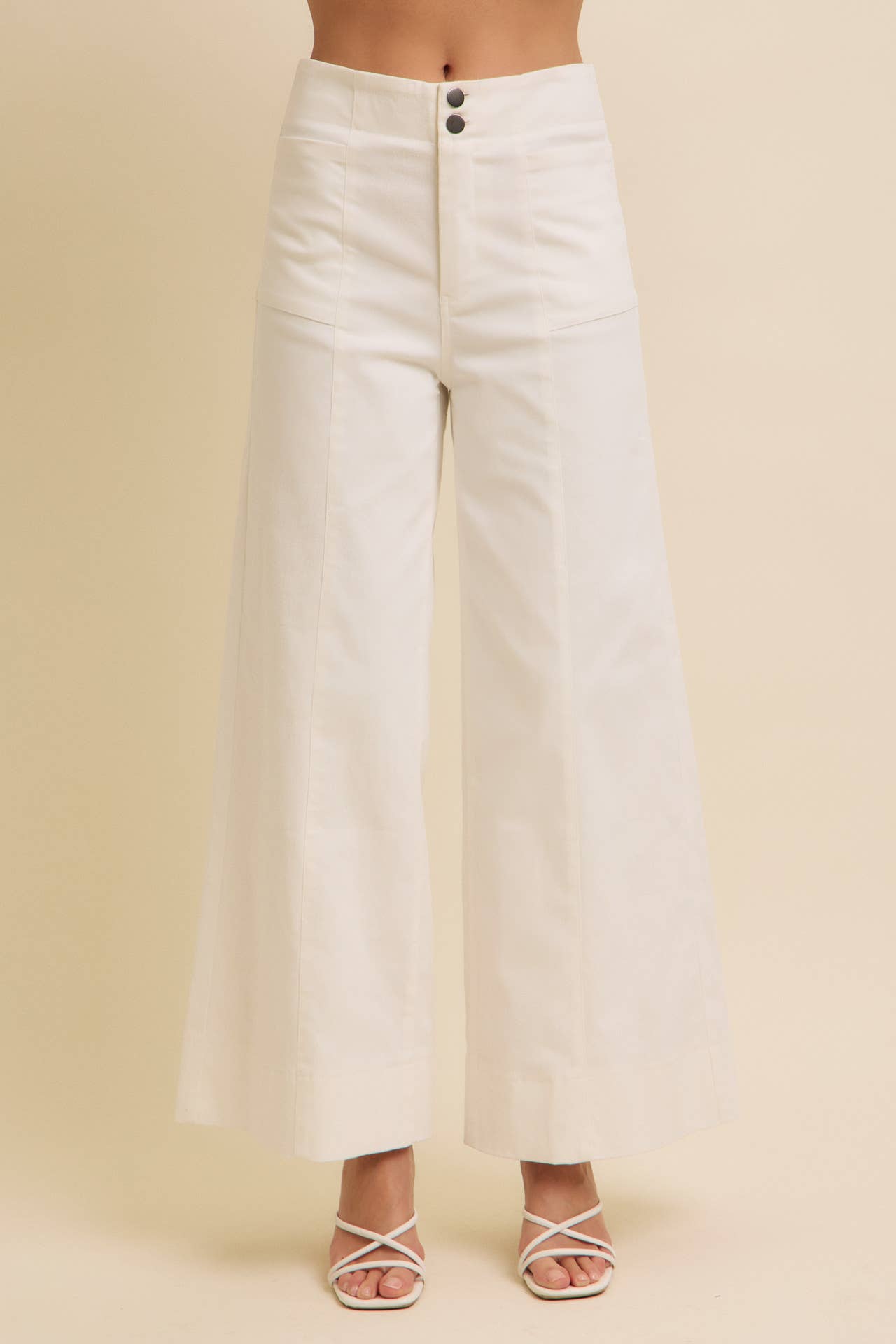 FLATTERING WIDE LEG FULL-LENGTH STRETCHY PANTS