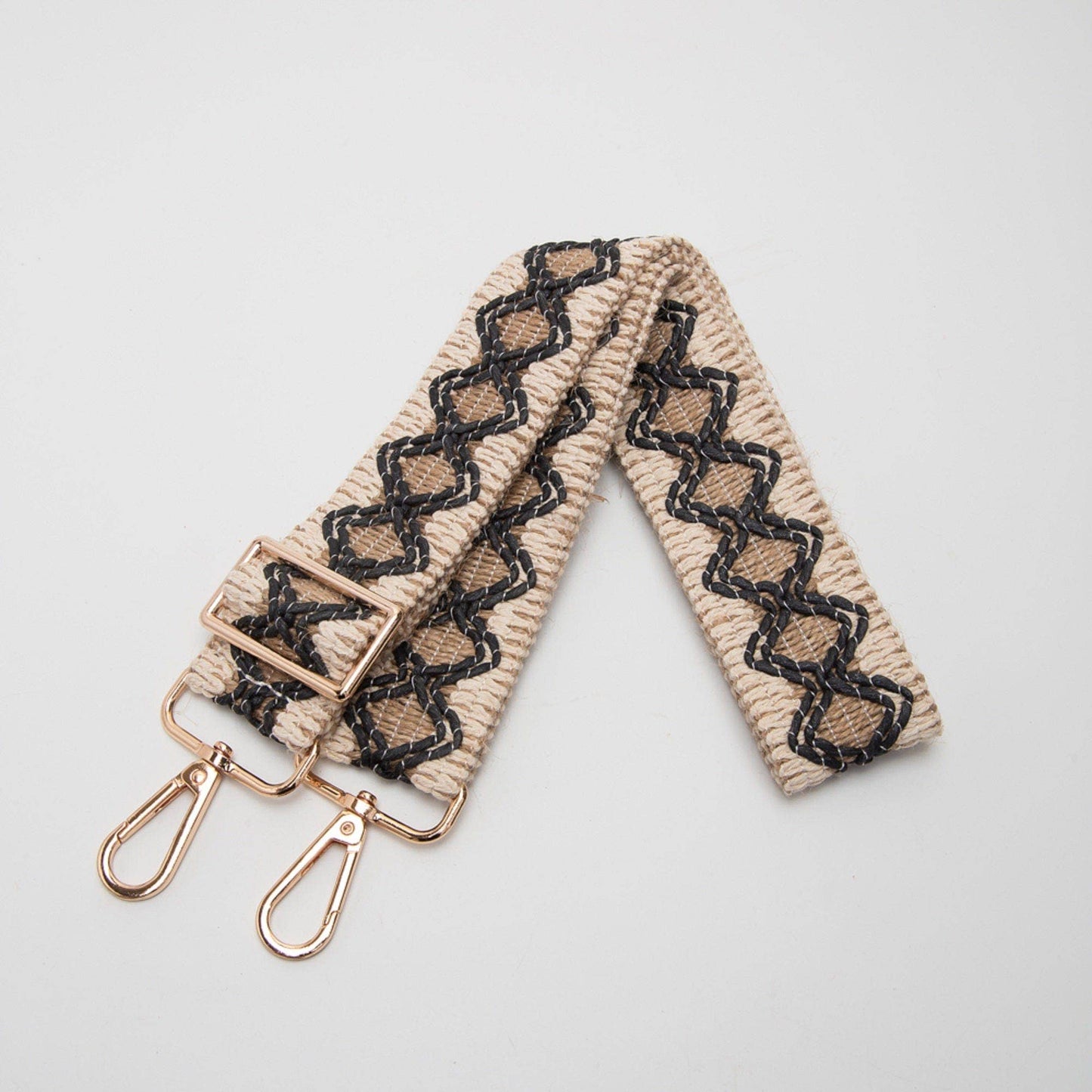 Wave Pattern Straw Guitar Strap