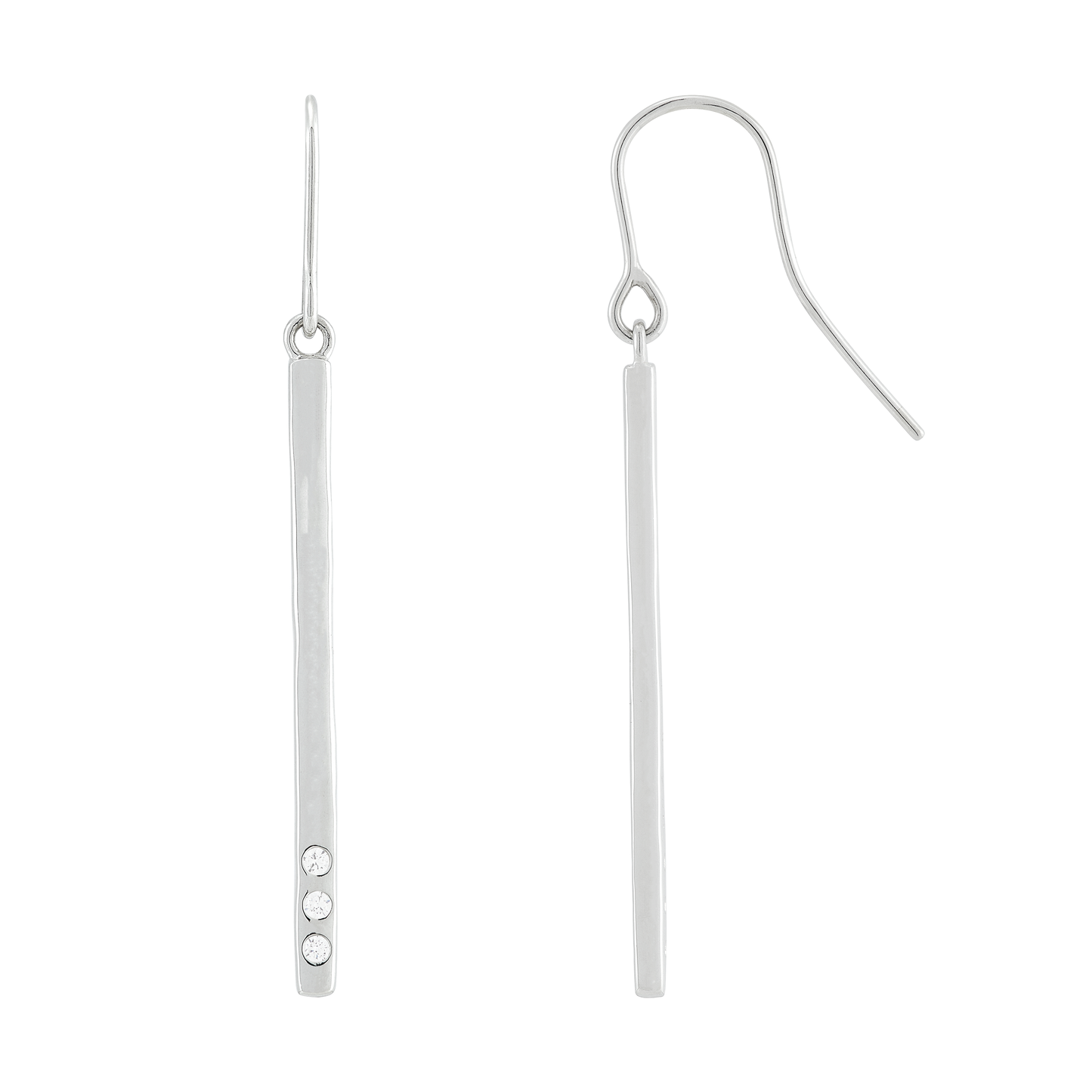 Silpada 'Clear Lines'  Sterling Silver Drop Earrings