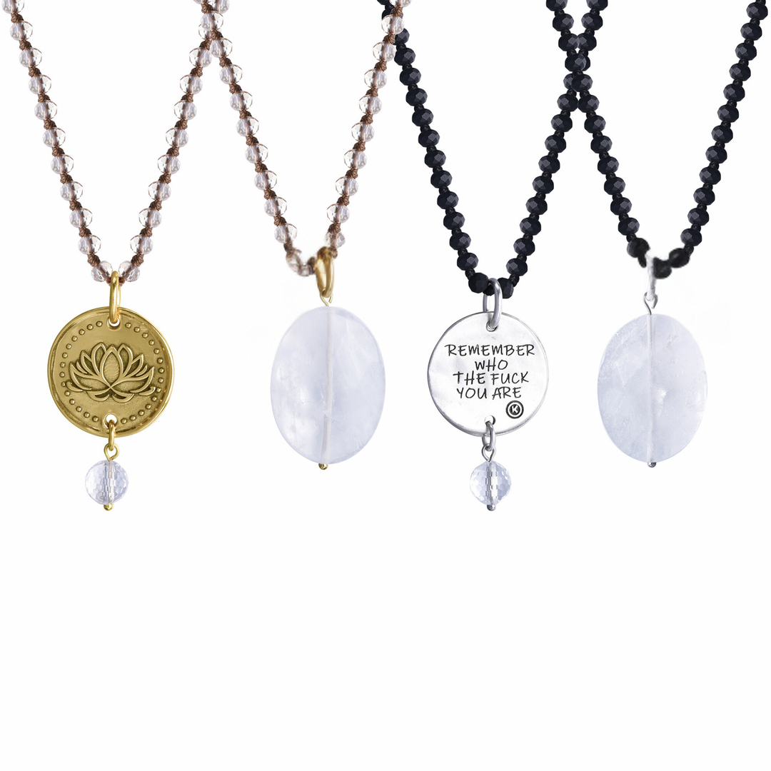 "Remember Who The Fuck You Are" Lotus Original Necklace