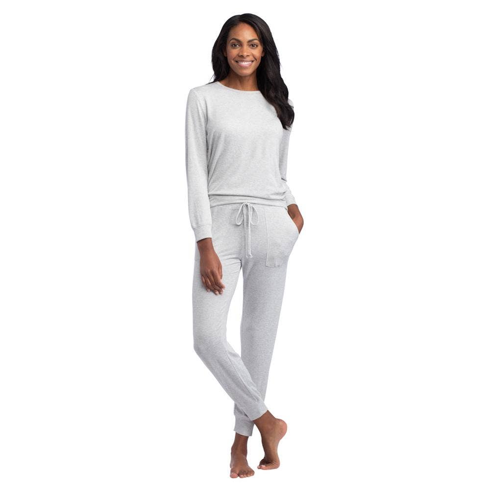 Dream Jersey Crew Neck Lounge Set - Oprah's Fave