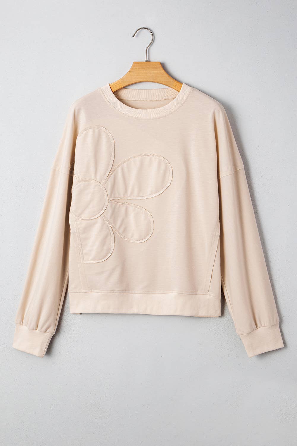 Flower Patch Drop Shoulder Loose Fit Top | S-XL