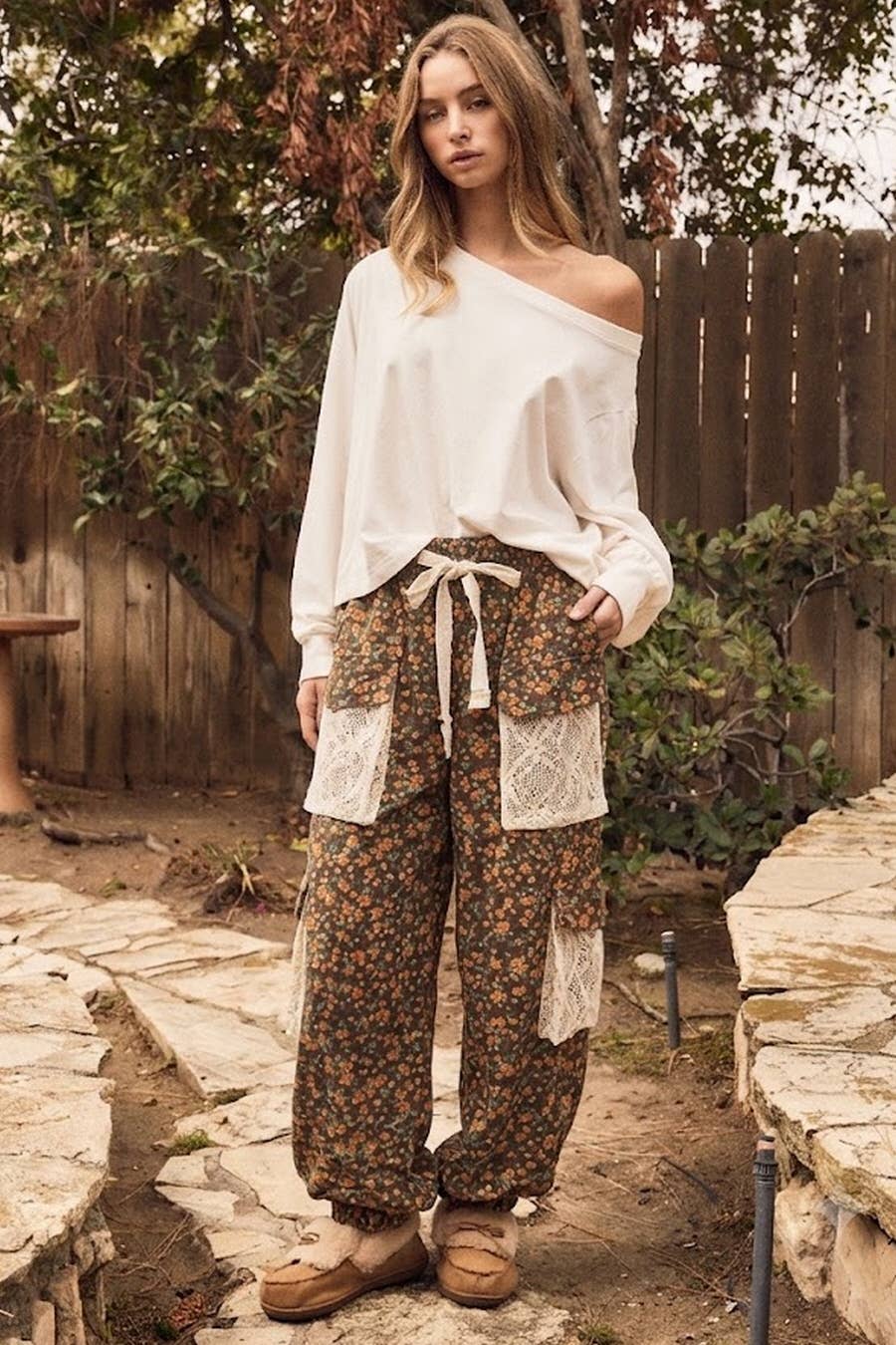 Wanderlust Floral Bubble Pants