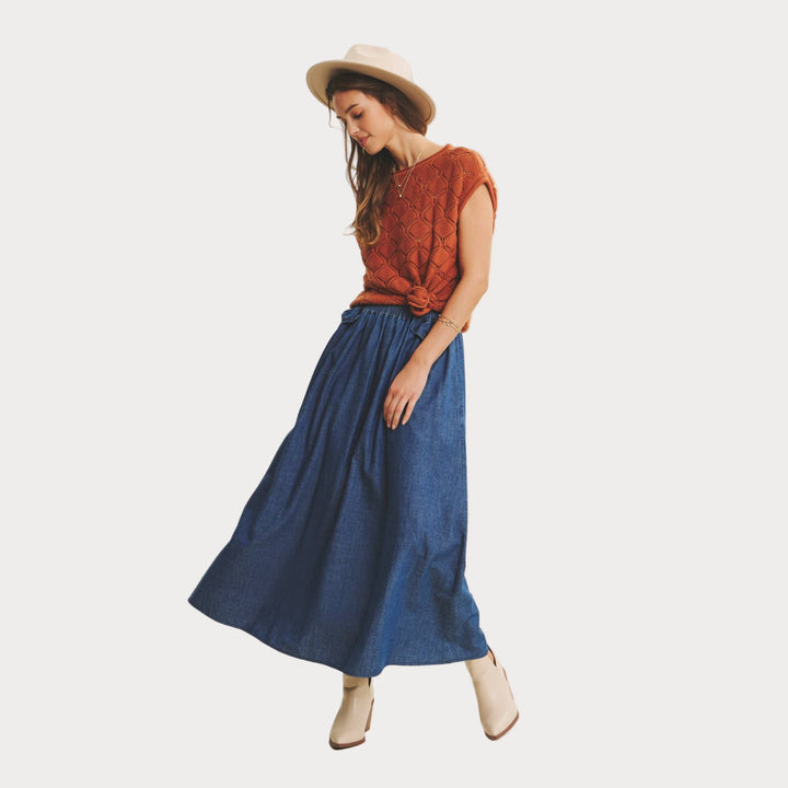 Timeless Textured Cable-Knit Top