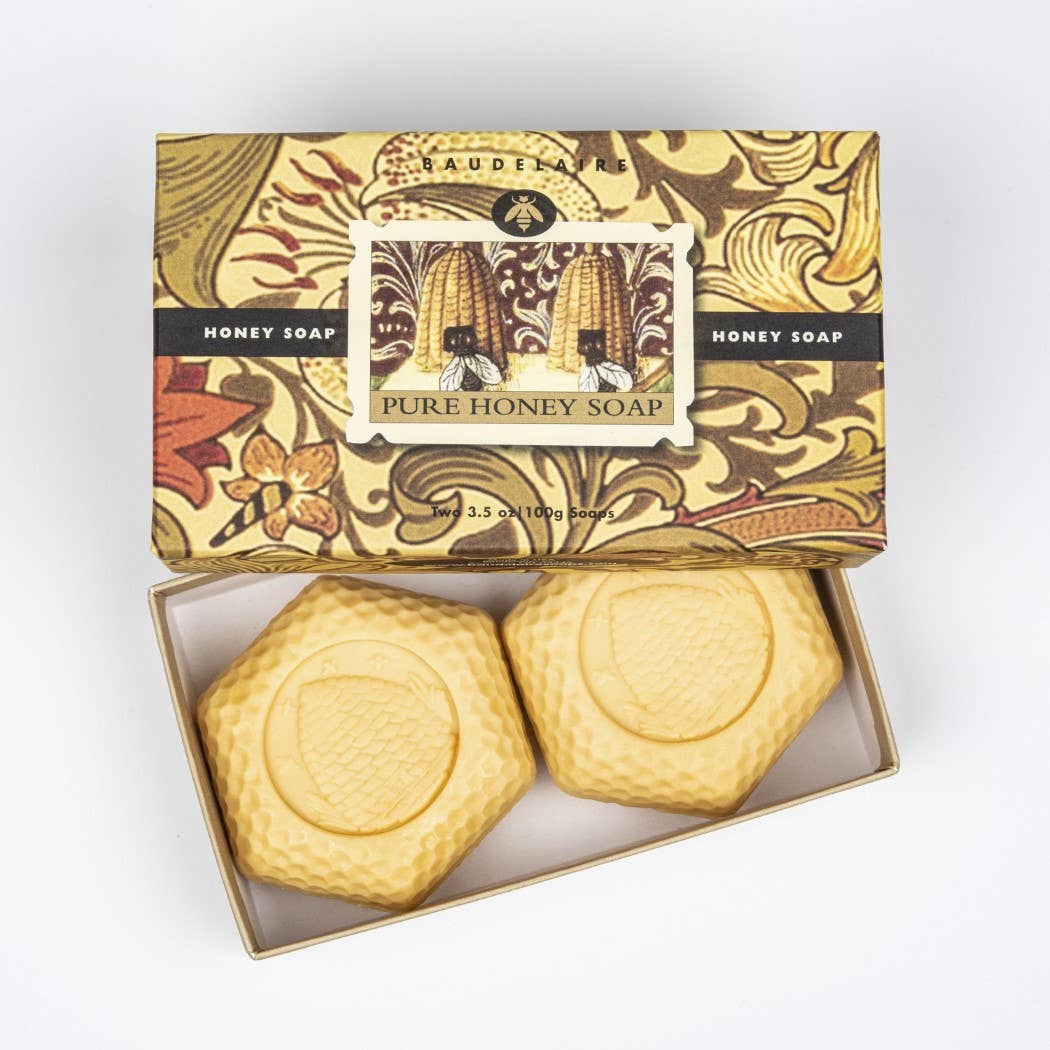 Pure Honey Honey Soap 3.5oz - 2 Bar Gift Box