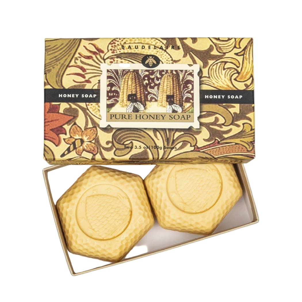 Pure Honey Honey Soap 3.5oz - 2 Bar Gift Box