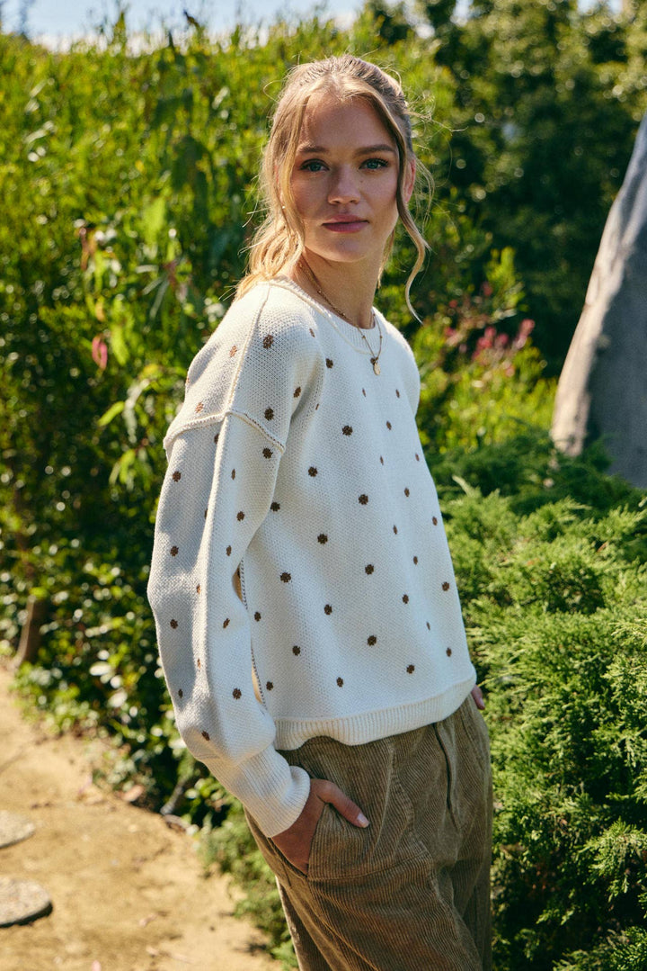 The Margot Polka Dot Sweater