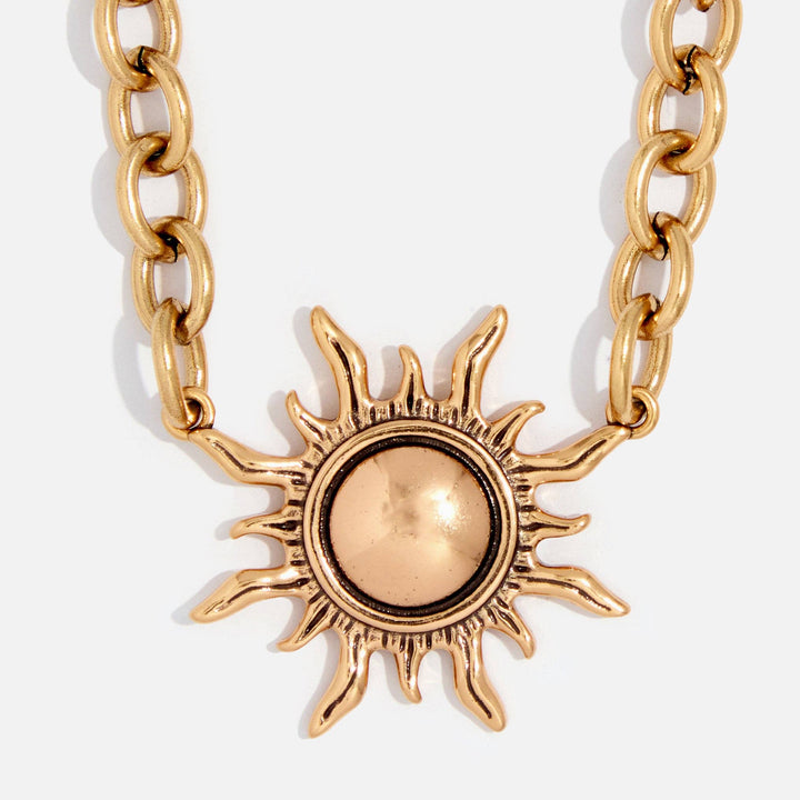 "Grateful" Sun Choker Necklace