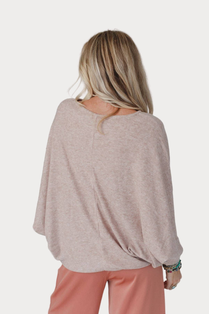 Fly With Me Batwing Sleeve Knit Sweater