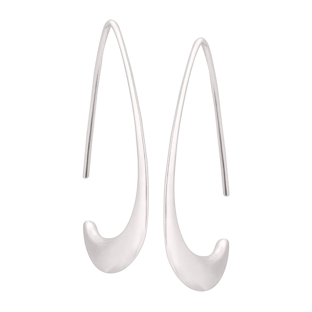 'Silhouette' Drop Earrings in Sterling Silver