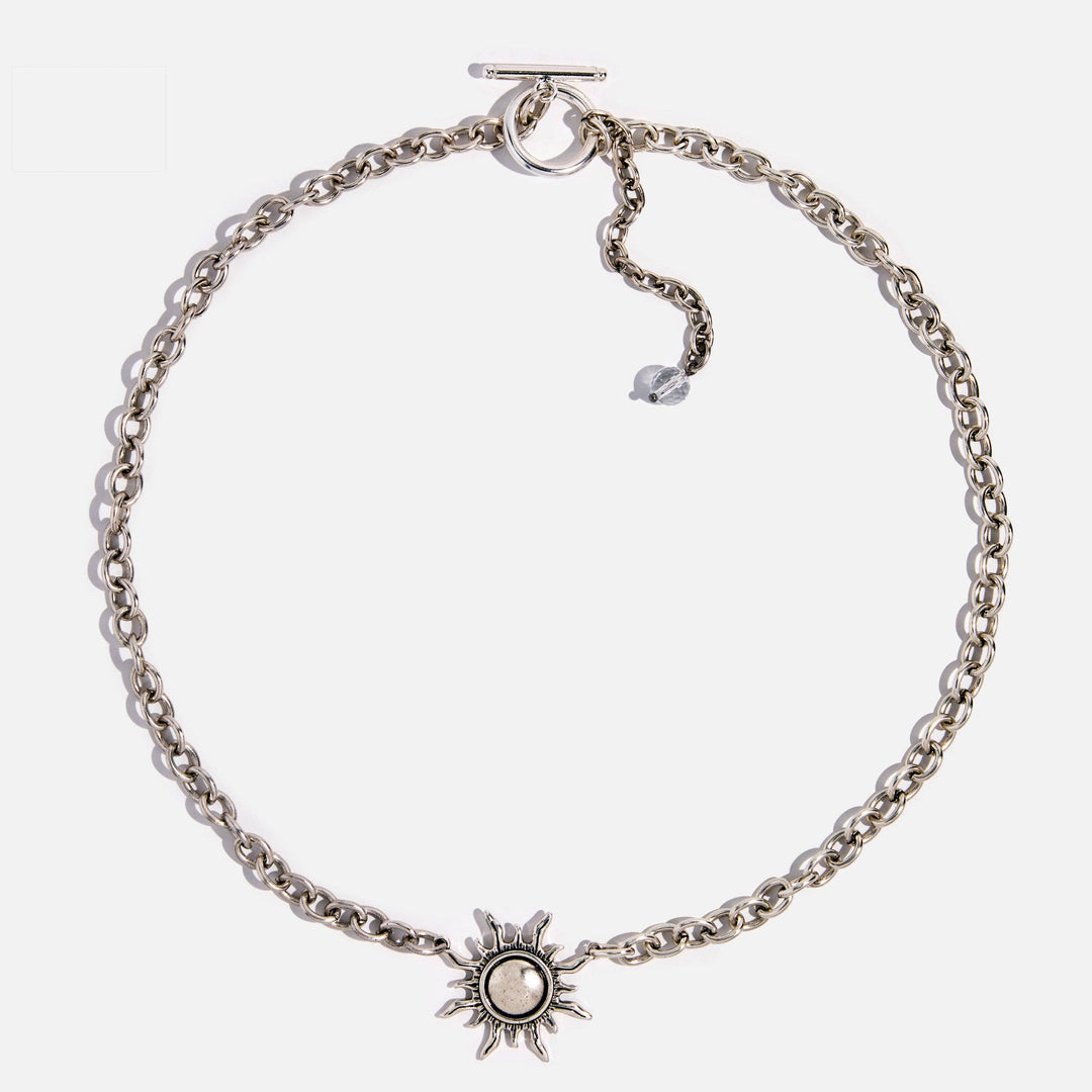 "Grateful" Sun Choker Necklace