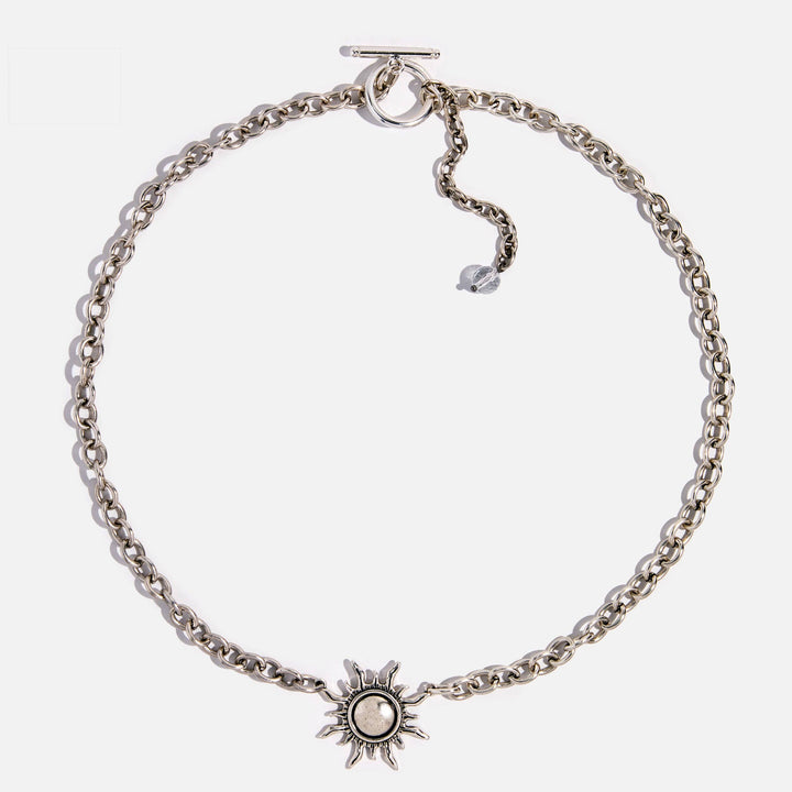 "Grateful" Sun Choker Necklace