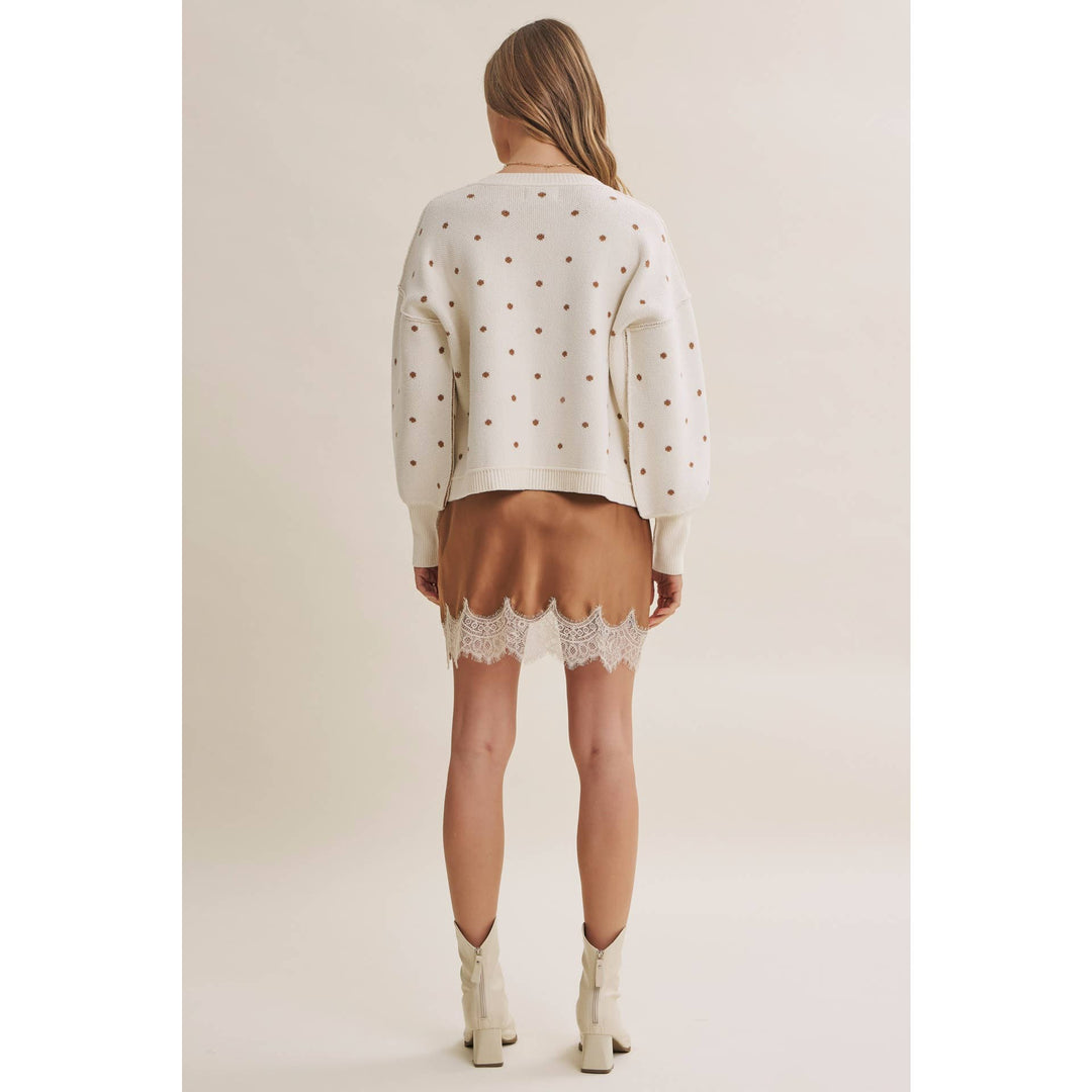 The Margot Polka Dot Sweater