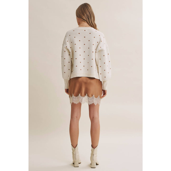 The Margot Polka Dot Sweater